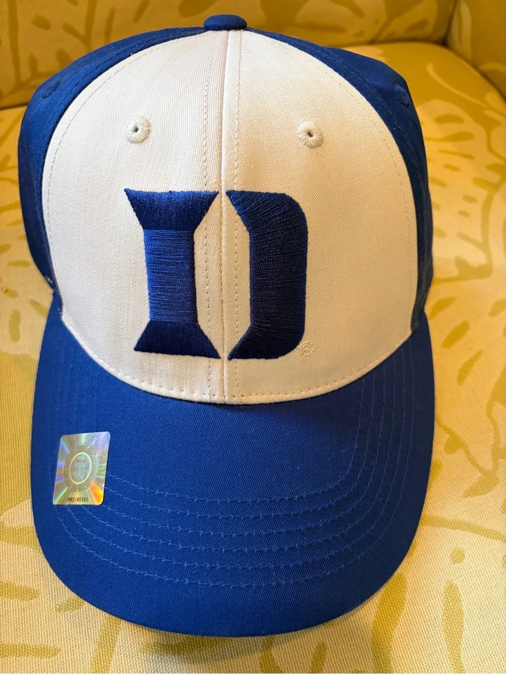DUKE Blue and White Baseball Cap